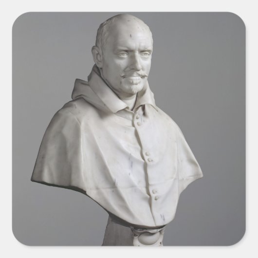 Sticker Carré Portrait d'Alessandro (Devant)