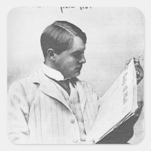 Sticker Carré Portrait d'Alfred Harmsworth, 1897
