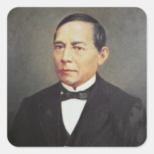 Sticker Carré Portrait de Benito Juarez, 1948