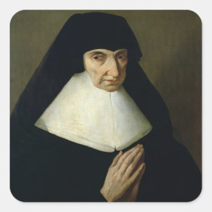 Sticker Carré Portrait de Catherine de Montholon, founder of the