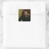 Sticker Carré Portrait de Charles Baudelaire 1844 (Sac)