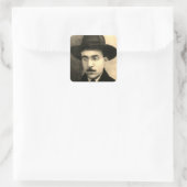 Sticker Carré Portrait de Fernando Pessoa (Sac)