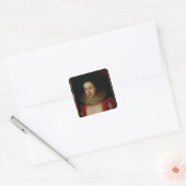 Sticker Carré Portrait de Frances Howard Comtesse de Somerset (Enveloppe)
