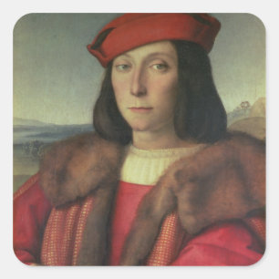 Sticker Carré Portrait de Francesco della Rovere, duc d'Urbino
