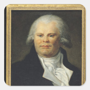 Sticker Carré Portrait de Georges Danton