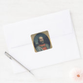 Sticker Carré Portrait de Giuseppe Garibaldi 2 (Enveloppe)