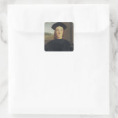 Sticker Carré Portrait de Guidobaldo da Montefeltro, duc d'Urb (Sac)