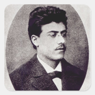 Sticker Carré Portrait de Gustav Mahler, 1878