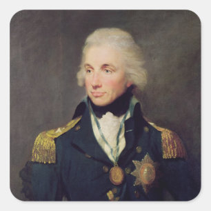 Sticker Carré Portrait de Horatio Nelson, Viscount Nelson