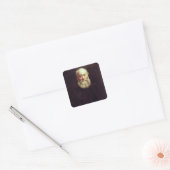 Sticker Carré Portrait de James Prescott Joule (Enveloppe)