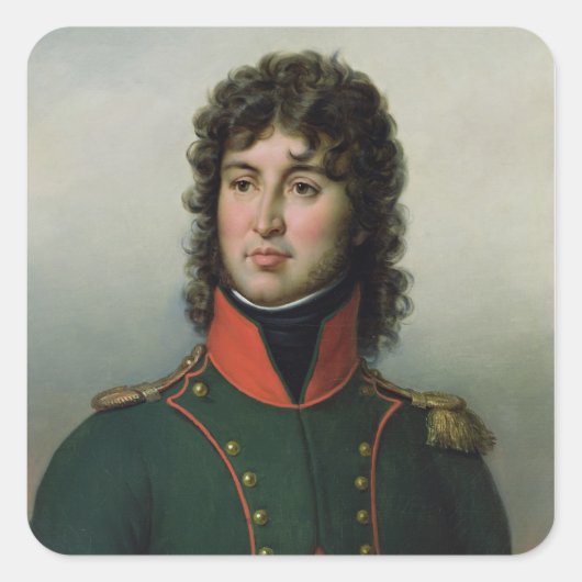 Sticker Carré Portrait de Joachim Murat roi de Naples (Devant)