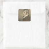 Sticker Carré Portrait de John Constable (1776-1837) aged (Sac)
