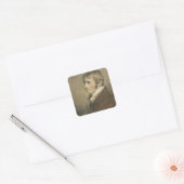 Sticker Carré Portrait de John Constable (1776-1837) aged (Enveloppe)