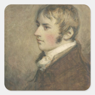 Sticker Carré Portrait de John Constable (1776-1837) aged