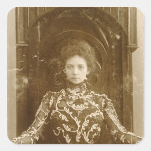 Sticker Carré Portrait de l'actrice Vera Komissarzhevskaya