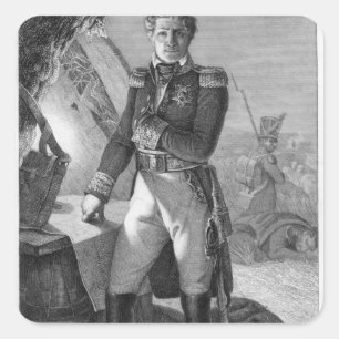 Sticker Carré Portrait de Laurent de Gouvion Saint-Cyr