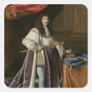 Sticker Carré Portrait de Louis XIV