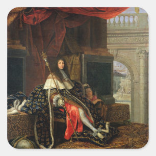 Sticker Carré Portrait de Louis XIV 1668