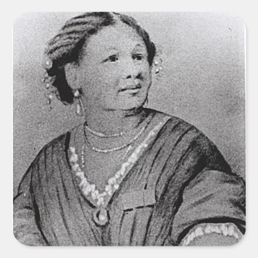 Sticker Carré Portrait de Mary Seacole (Devant)