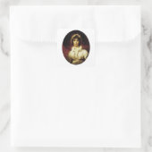 Sticker Carré Portrait de Mme Robert Burne-Jones (Sac)