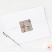 Sticker Carré Portrait de Mme Smew (Enveloppe)