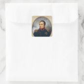 Sticker Carré Portrait de Napoléon I, 1815 (Sac)