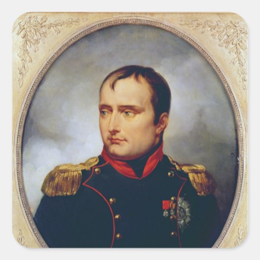 Sticker Carré Portrait de Napoléon I, 1815 (Devant)