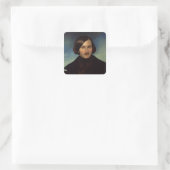 Sticker Carré Portrait de Nikolay Gogol, 1841 (Sac)