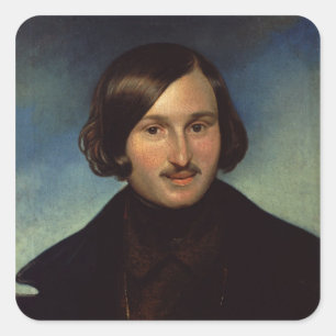 Sticker Carré Portrait de Nikolay Gogol, 1841