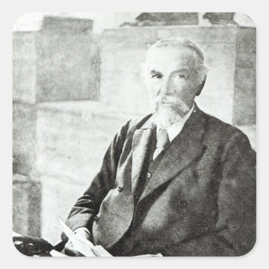 Sticker Carré Portrait de P. L. Sclater, (Devant)