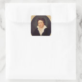Sticker Carré Portrait de Percy Bysshe Shelley, 1819 (Sac)