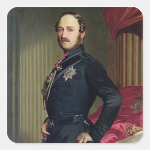Sticker Carré Portrait de prince Albert (1819-61) 1859 (huile
