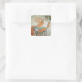 Sticker Carré Portrait de Ramesses III de (Sac)