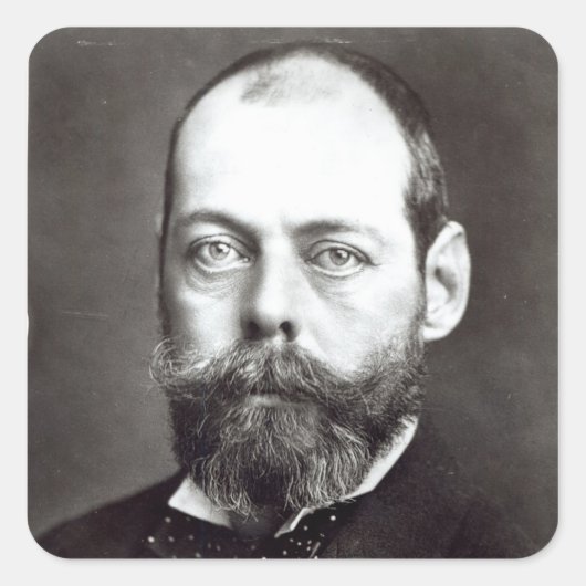 Sticker Carré Portrait de Randolph Churchill (Devant)