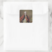 Sticker Carré Portrait de Robert Clive 1er Baron Clive, 1773 (Sac)