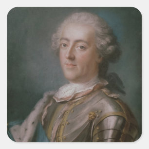 Sticker Carré Portrait de roi de Louis XV de la France