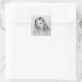Sticker Carré Portrait de sable Solange (Sac)