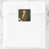 Sticker Carré Portrait de Samuel Pepys 1666 (Sac)