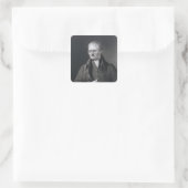 Sticker Carré Portrait de Sir Joseph Thomson (Sac)