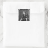 Sticker Carré Portrait de Thomas Grey (Sac)