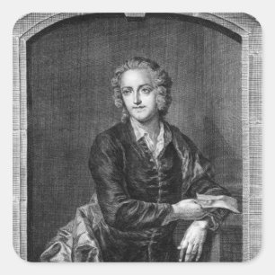 Sticker Carré Portrait de Thomas Grey