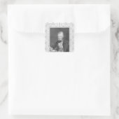 Sticker Carré Portrait de Walter Scott (Sac)
