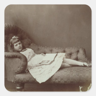 Sticker Carré Portrait de Xie Kitchin (copie d'albumen)