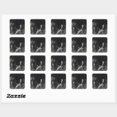 Sticker Carré Portrait d'Earl Grey (Feuille)