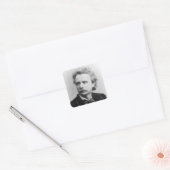 Sticker Carré Portrait d'Edvard Grieg (Enveloppe)