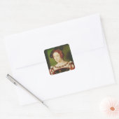 Sticker Carré Portrait d'Eleanor de Hapsbourg (Enveloppe)