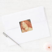 Sticker Carré Portrait d'Elizabeth Siddal (1834-62) (Enveloppe)