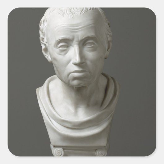 Sticker Carré Portrait d'Emmanuel Kant, 1801 (Devant)