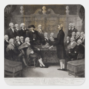 Sticker Carré Portrait des membres Médicale de société de