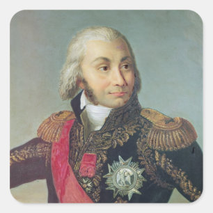 Sticker Carré Portrait du maréchal Jean-Baptiste Jourdan